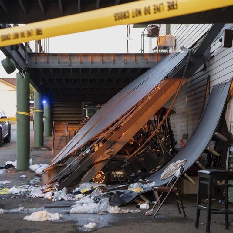 Deck collapse at Montana country club leaves more than 30 injured during popular golf tournament